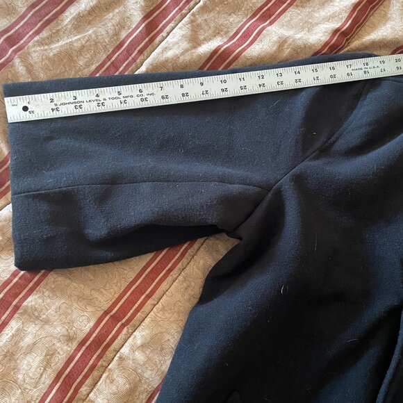 Boohoo Man 4XL Overcoat Black - Picture 7 of 7